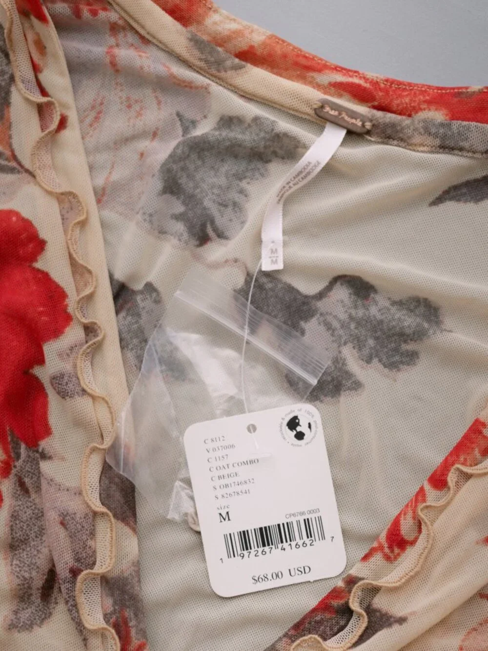 FREE PEOPLE - Floral Top